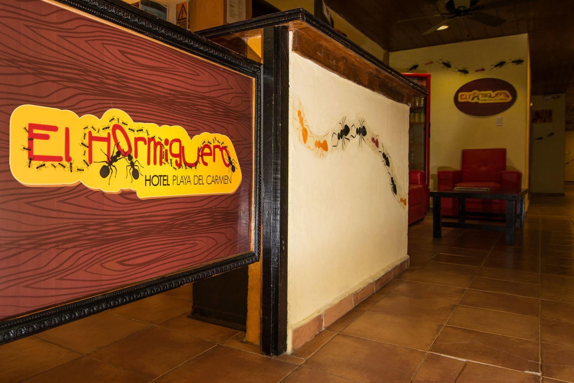 Hotel El Hormiguero Playa del Carmen Ngoại thất bức ảnh